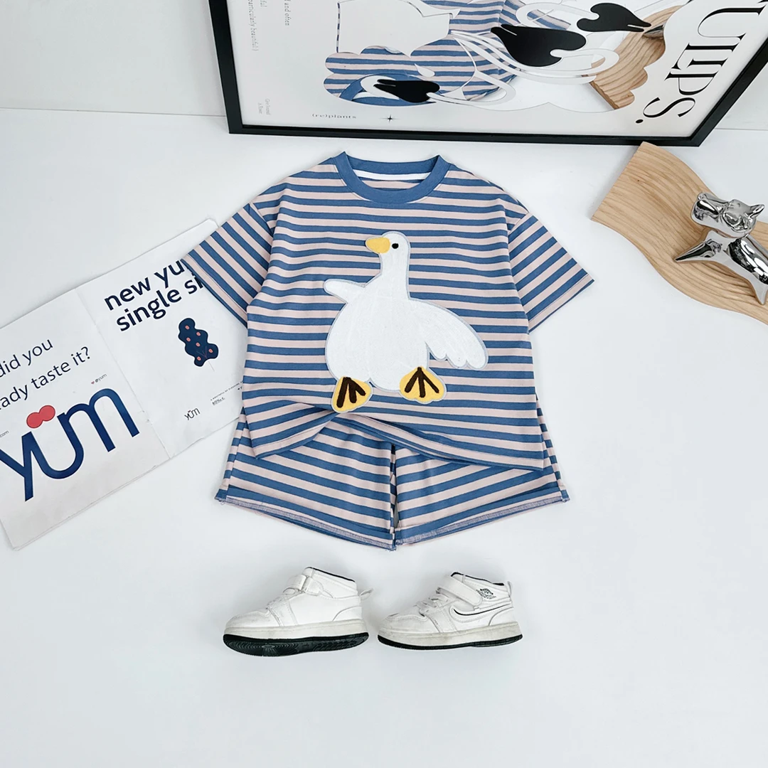 儿童睡衣夏季薄款2025新款家居服套装洋气潮 TT28262悠悠童话童装