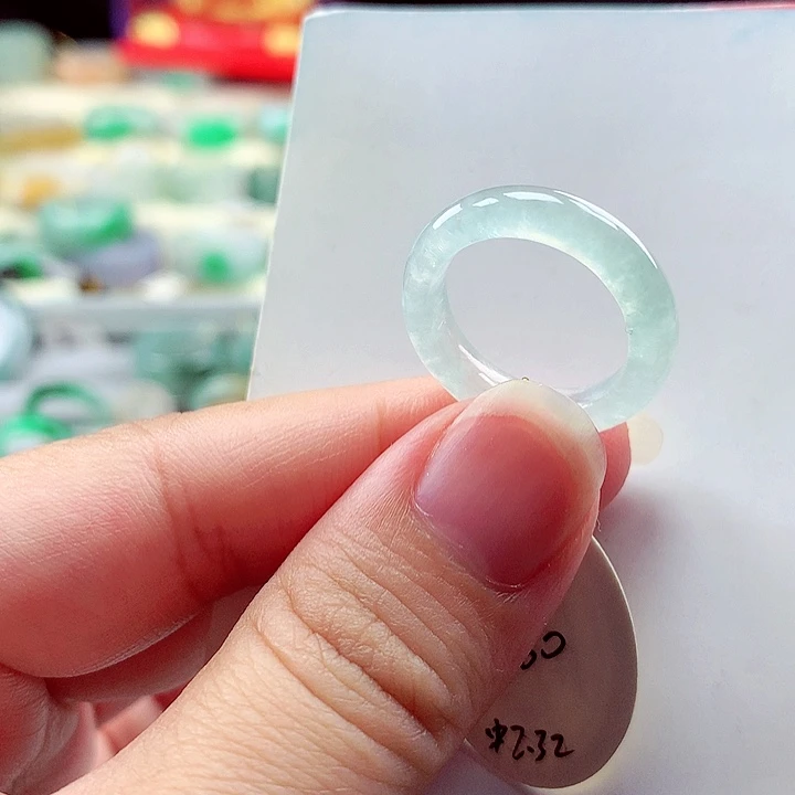 翡翠戒指未镶嵌11号