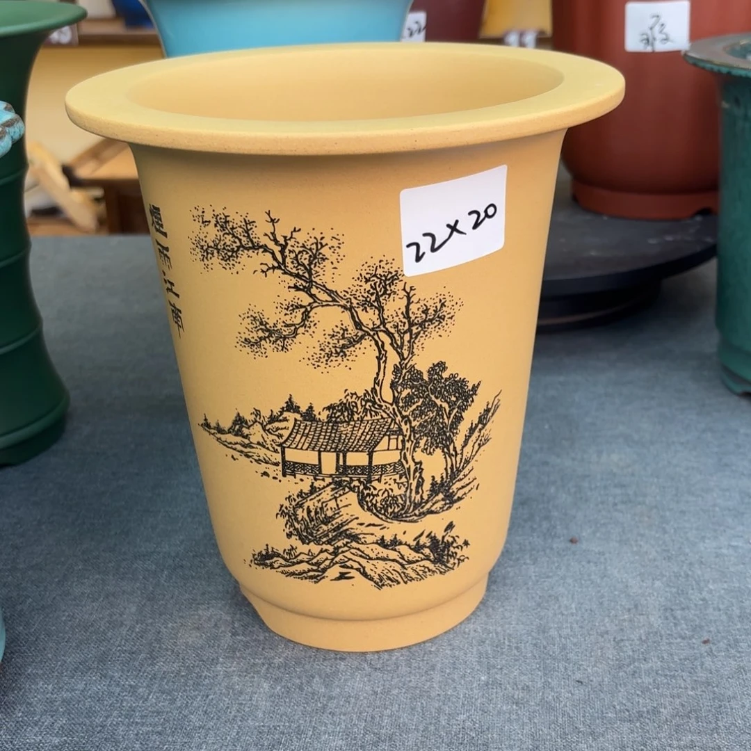 紫砂花盆兰花4558585685989