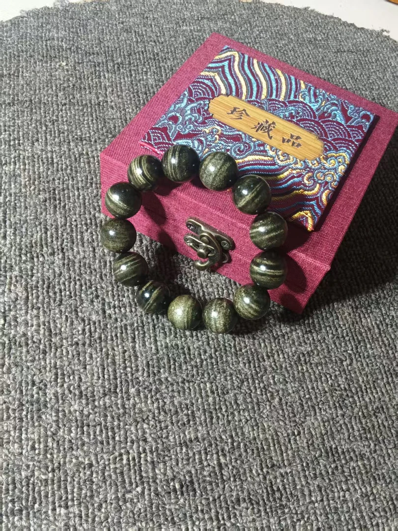 金丝楠木阴沉手串-通货