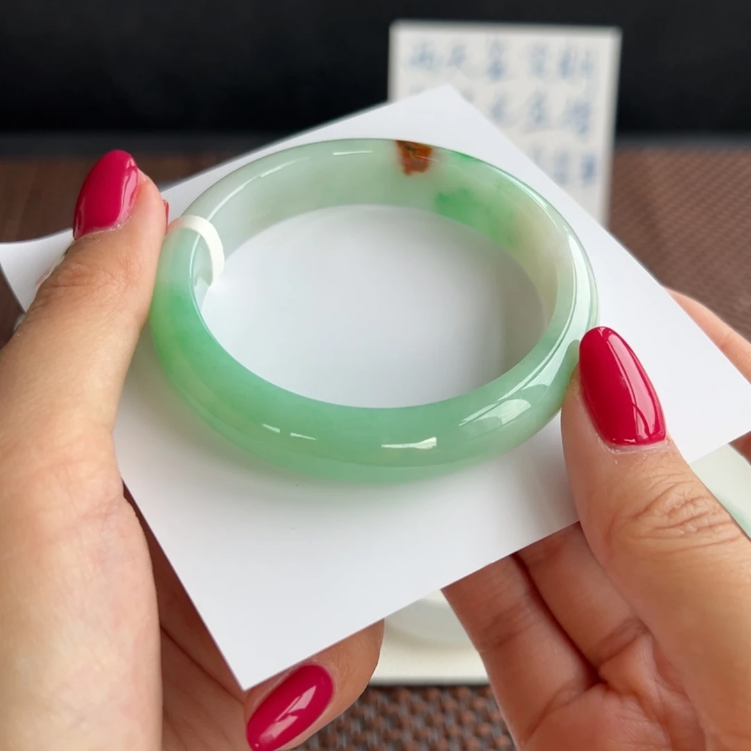 翡翠未镶嵌手镯9号 56.2