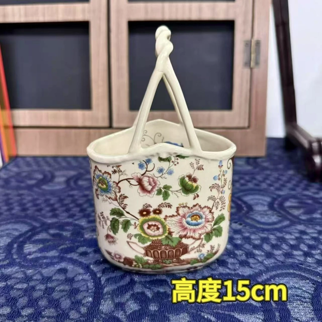 欧洲名画 cz 黄色花卉系列 提篮