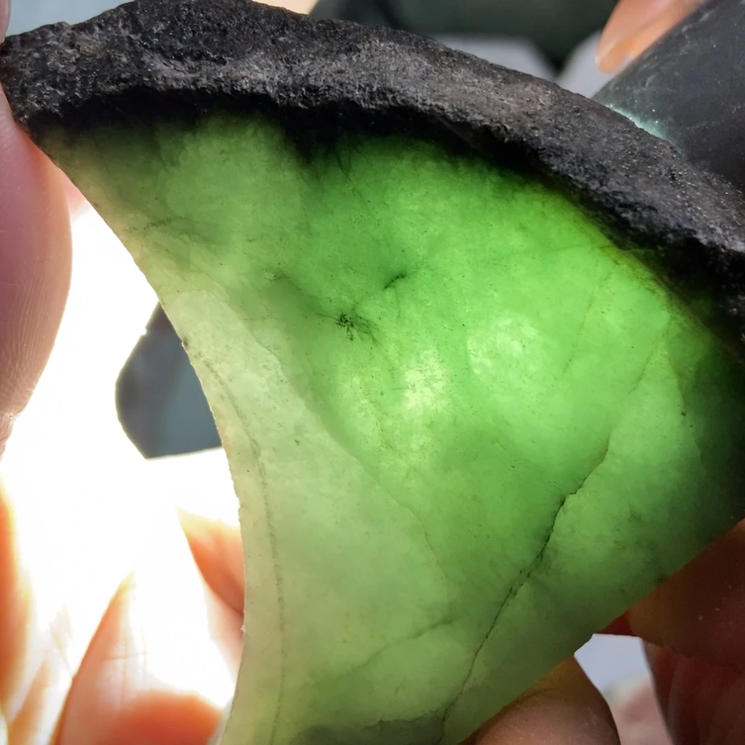 翡翠未镶嵌挂件天然翡翠