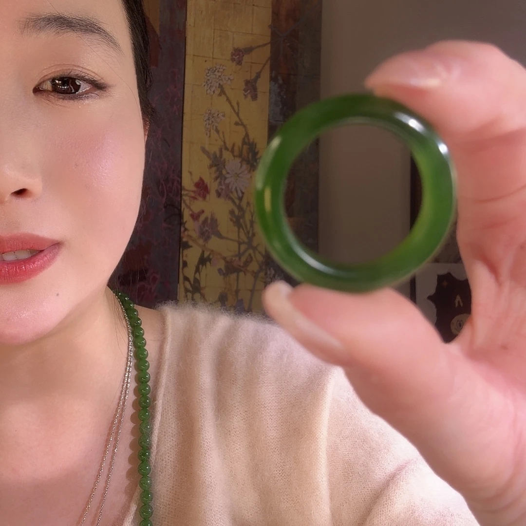 和田玉未镶嵌戒指