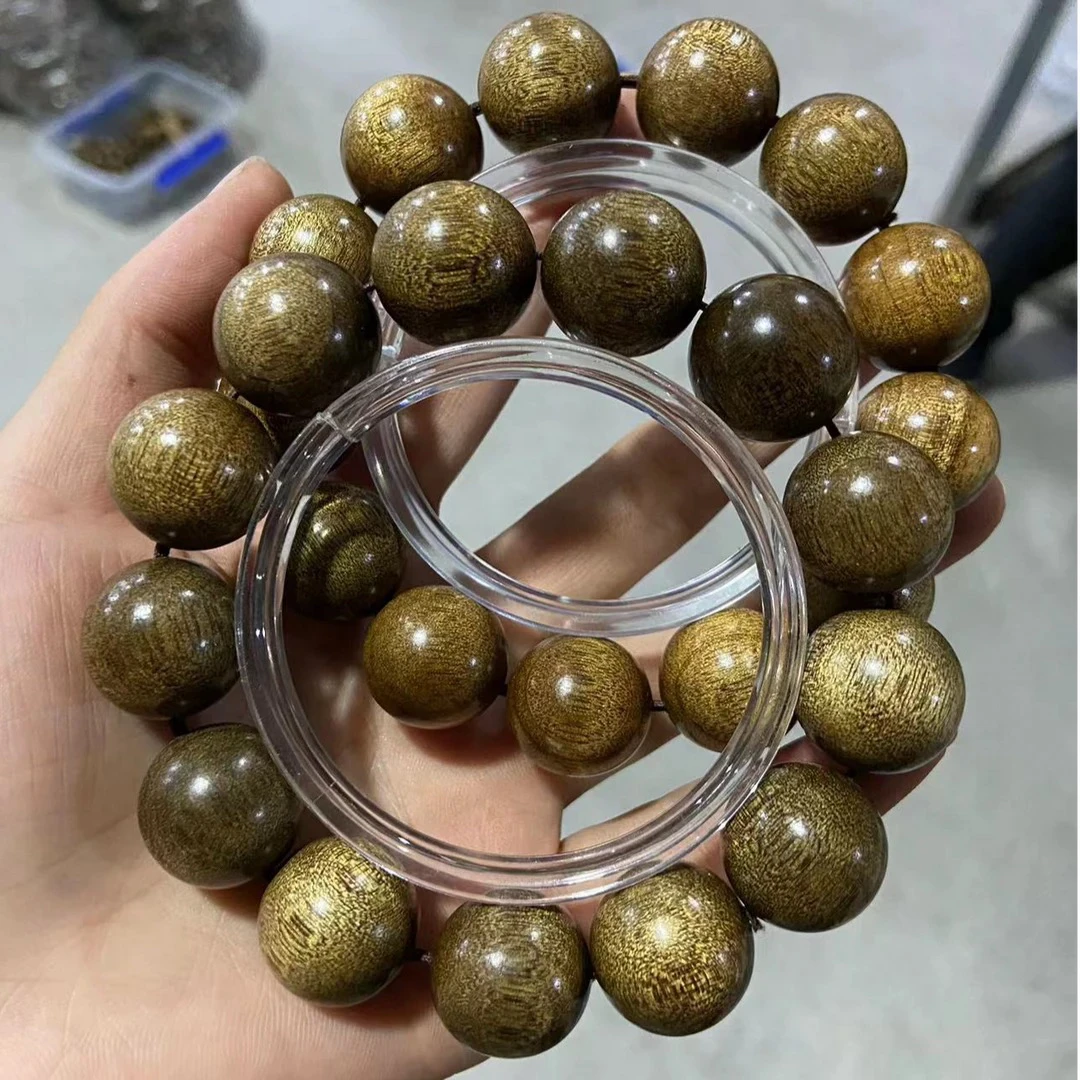 W915金丝楠圆珠卡1.8单圈手串