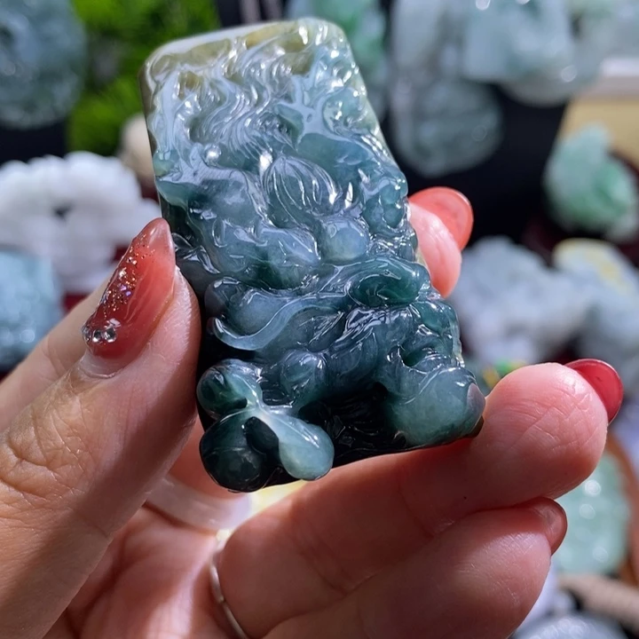 【闪购商品】颈饰未镶嵌翡翠龙牌