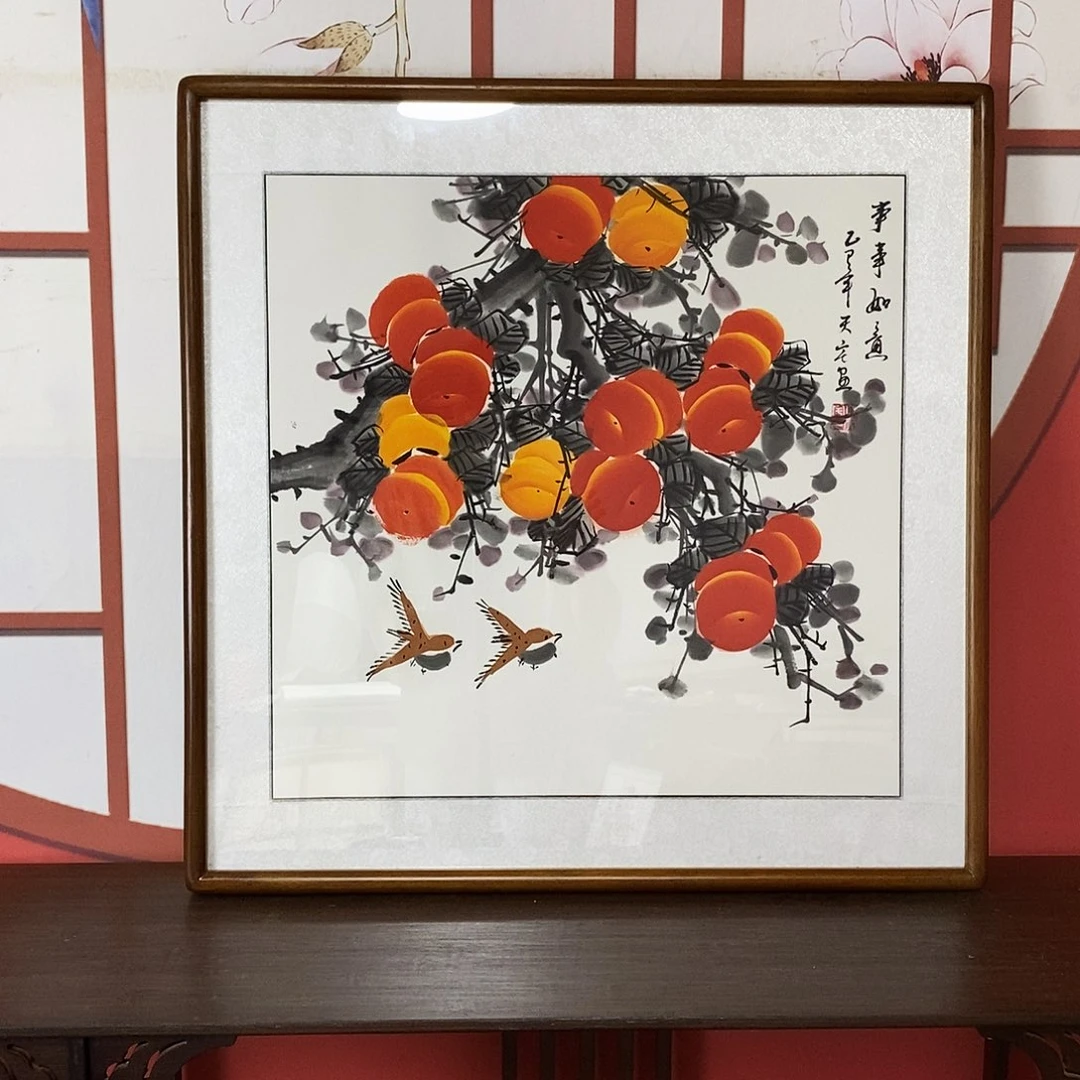 国画带框尺寸62✖️62包邮