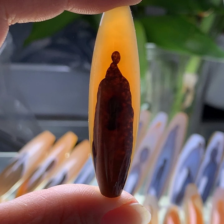 未镶嵌玛瑙/玉髓珠宝半成品2