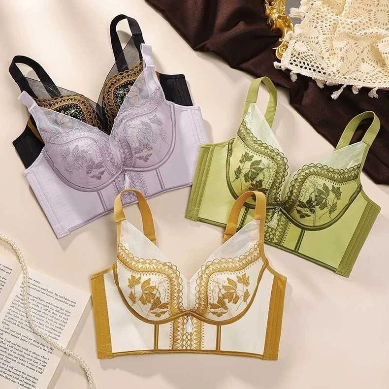 都市王妃•7A抗菌莲花里杯美容院调整型院线款文胸聚拢型924