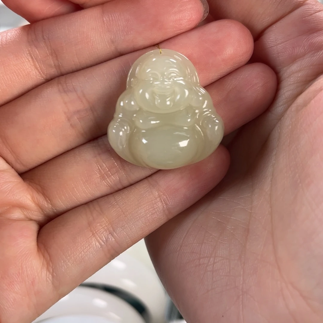 和田玉未镶嵌吊坠(不含链)