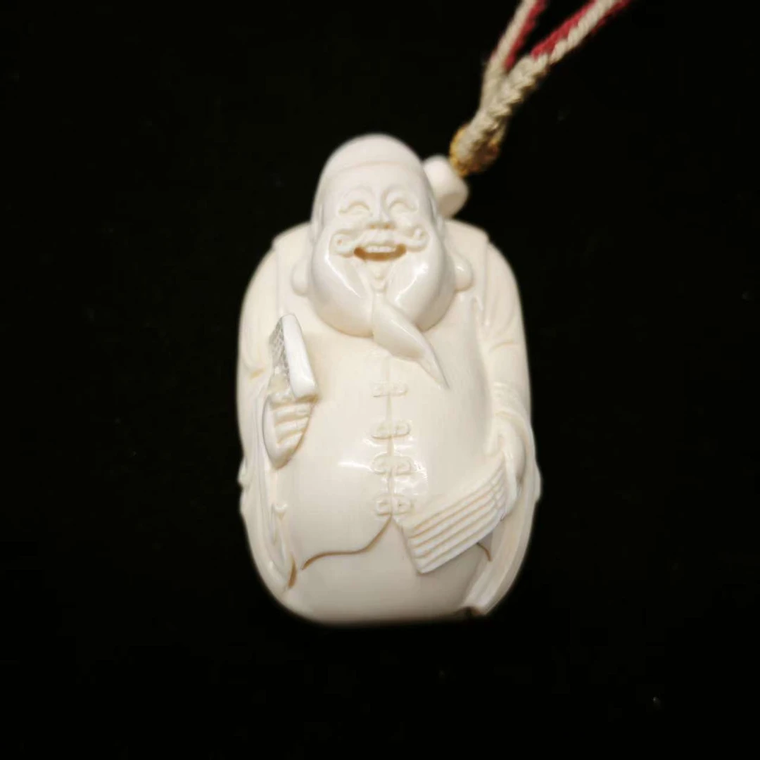 【叶】A00401小地主猛犸牙工艺品