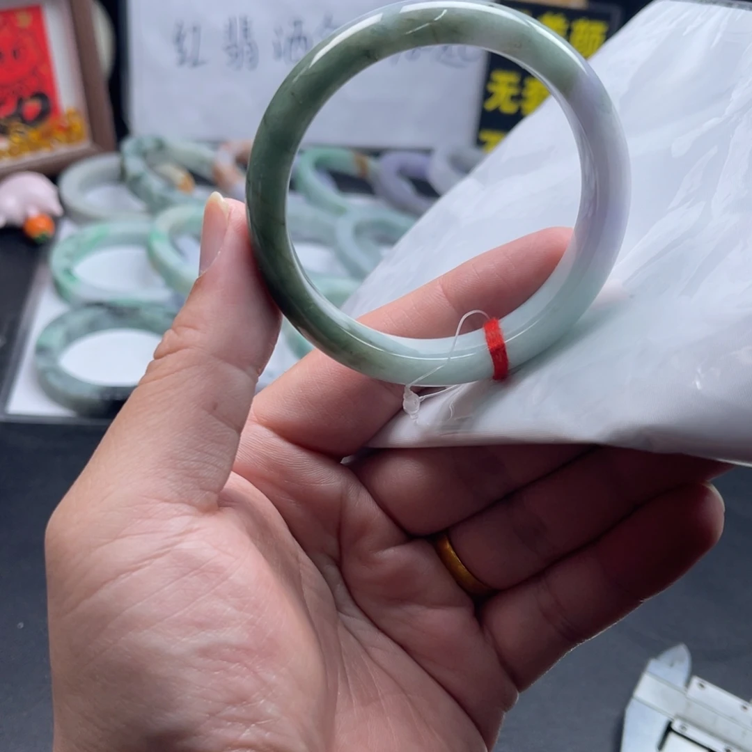 翡翠未镶嵌手镯手镯58