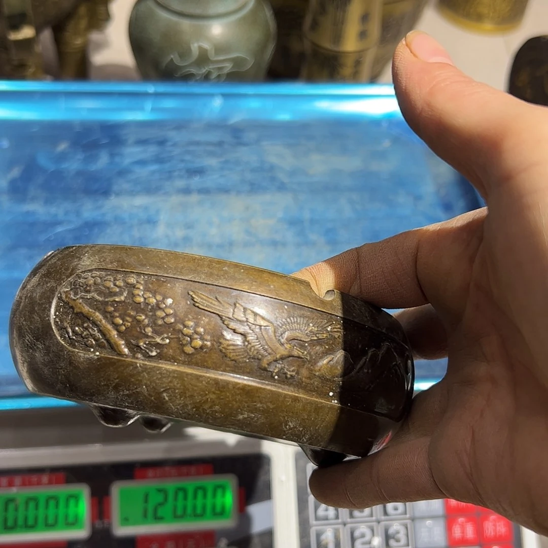 直**往微瑕疵黄铜摆件工艺品