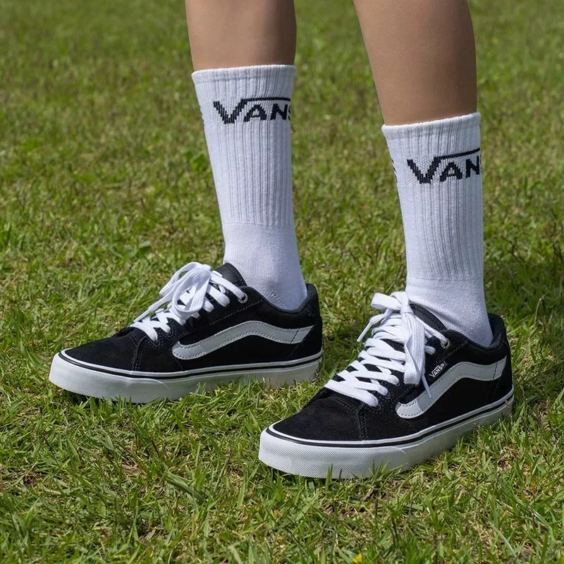 VANS范斯男款Faulkner经典百搭黑色运动休闲低帮板鞋 VN000SJVC4R