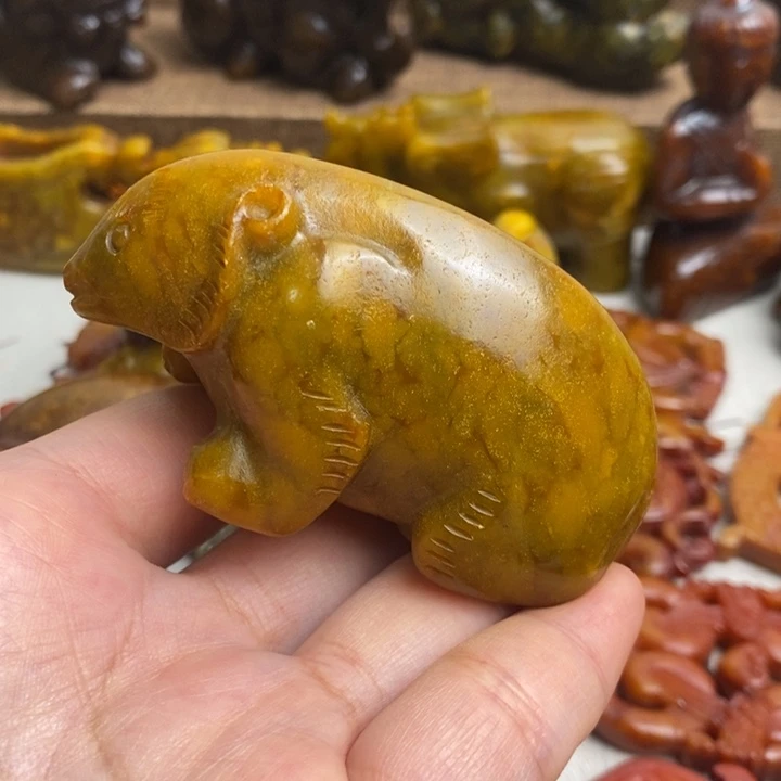 蛇纹石玉未镶嵌颈饰66