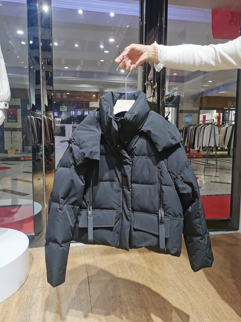 一诺8618《质保三年 出绒换新》双拉链简约外套