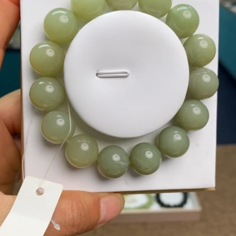 和田玉未镶嵌手链114