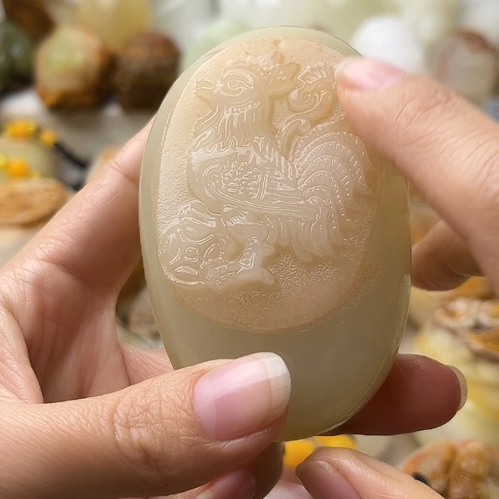 石材古青石不退换鸡