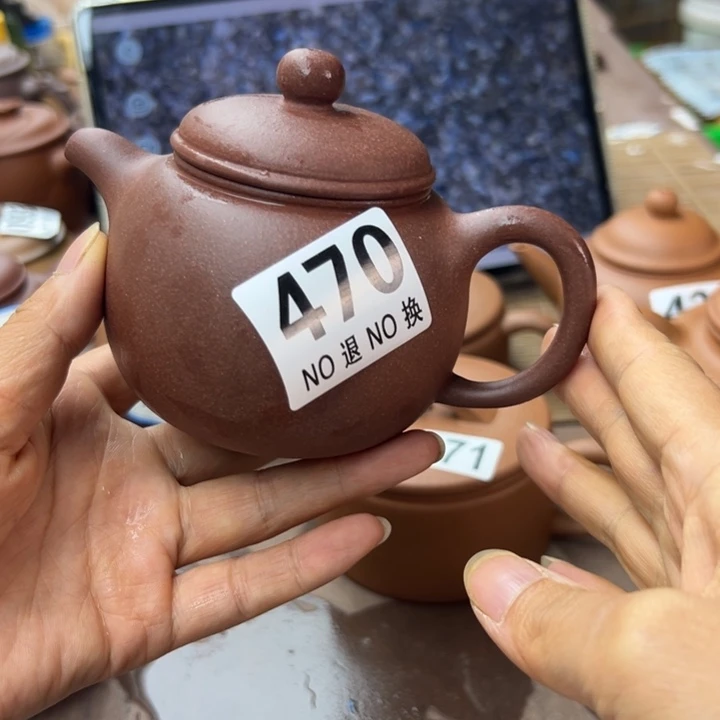 茶壶紫砂紫泥半手240