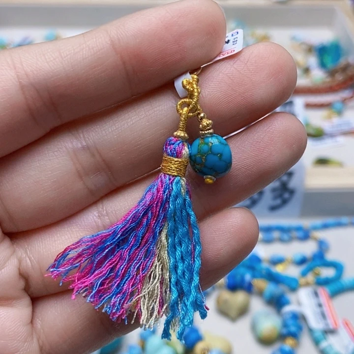 绿松石未镶嵌挂件98