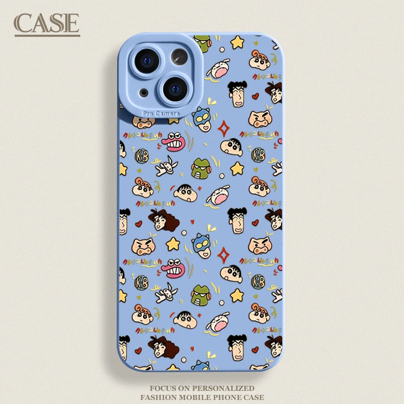 小新全家福适用iPhone16ProMax手机壳15苹果14软13瞳影12磨砂11xs