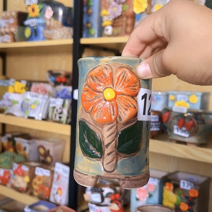 陶瓷多肉花盆满15包邮