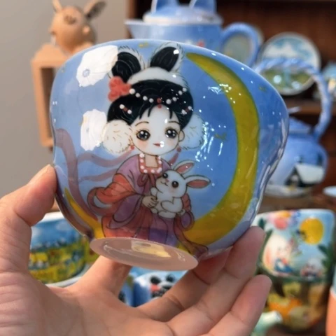 炉景德镇釉下手绘陶瓷