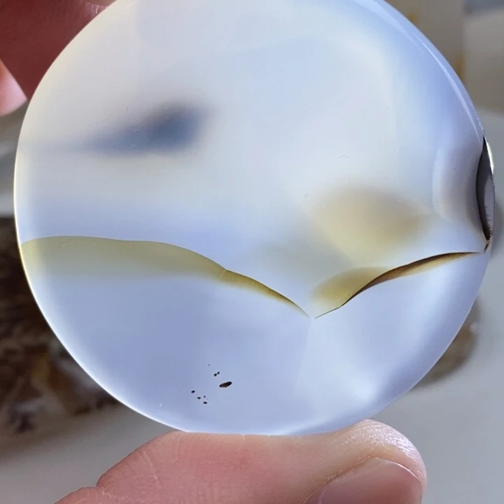 未镶嵌奇石玛瑙/玉髓右*钉