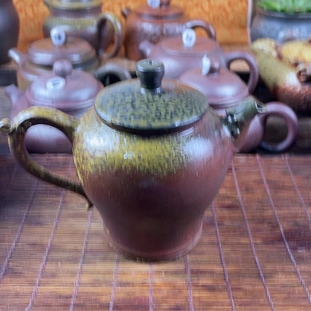【闪购商品】M***t柴烧茶壶260毫升左右微瑕盖松动