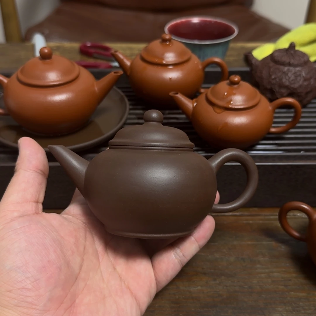 Y***H茶壶紫砂紫泥大水平