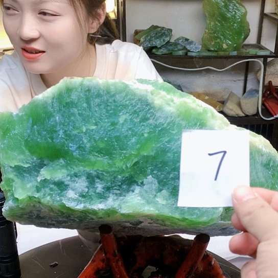 【闪购商品】蛇纹石玉未镶嵌原石王*渔