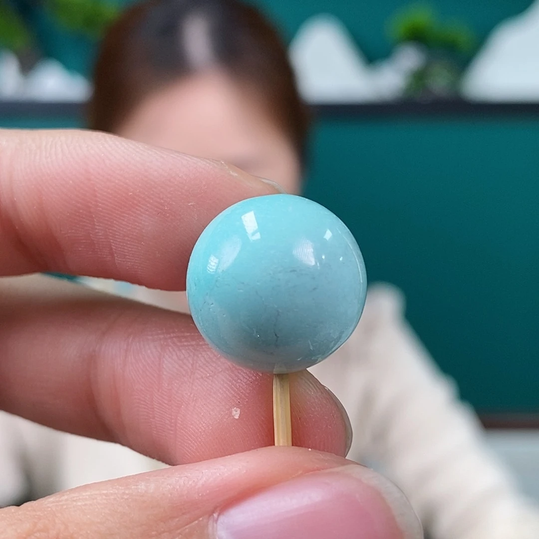 绿松石珠宝奇石未镶嵌柠***子