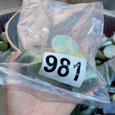 【闪购商品】蛇纹石玉珠宝半成品合金