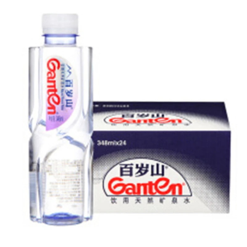 景田百岁山天然矿泉水整箱 348ml*24