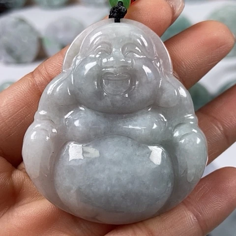 翡翠颈饰未镶嵌大佛福利