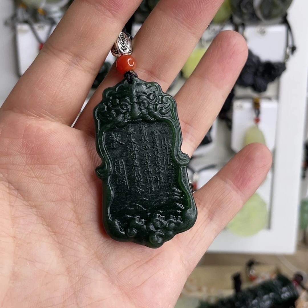 【闪购商品】岫玉颈饰未镶嵌武*山鬼