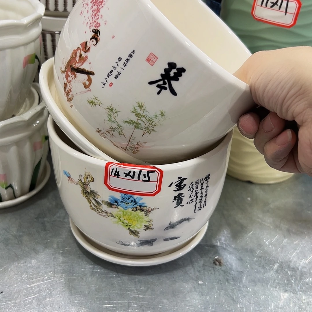 绿植多肉陶瓷花盆