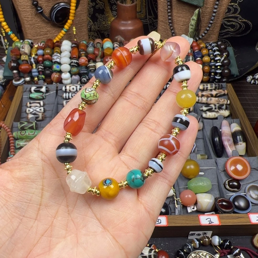 玛瑙/玉髓未镶嵌手链