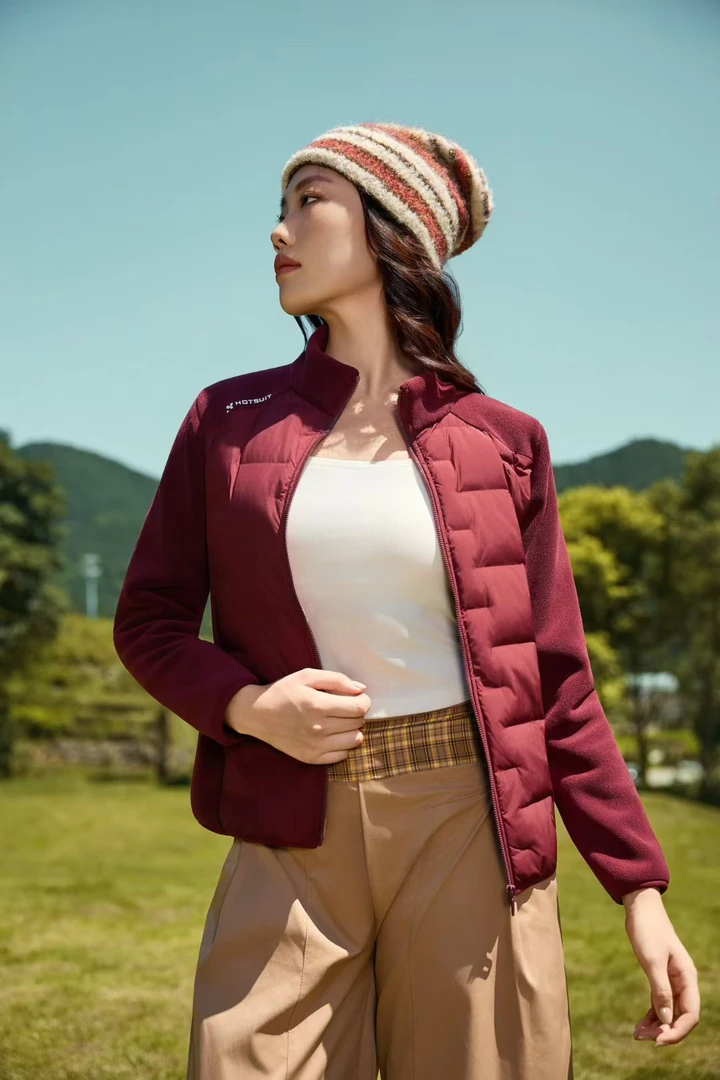 休闲显瘦拼接立领云朵短款时尚男女款情侣装保暖衣派克服夹棉轻薄