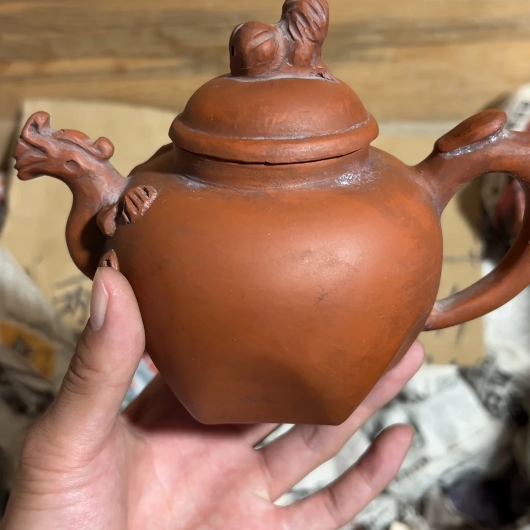 茶壶紫砂老厂紫砂壶一件！