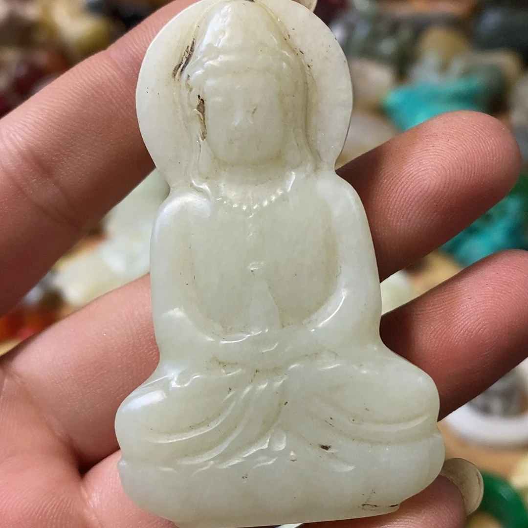 和田玉（糖玉）未镶嵌挂件