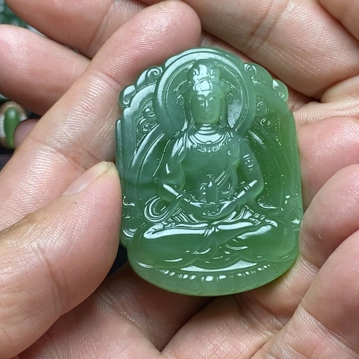 和田玉（碧玉）未镶嵌挂件