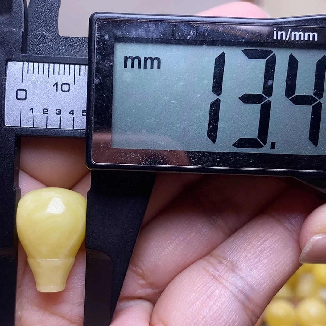 裸石琥珀未镶嵌蜜蜡三通