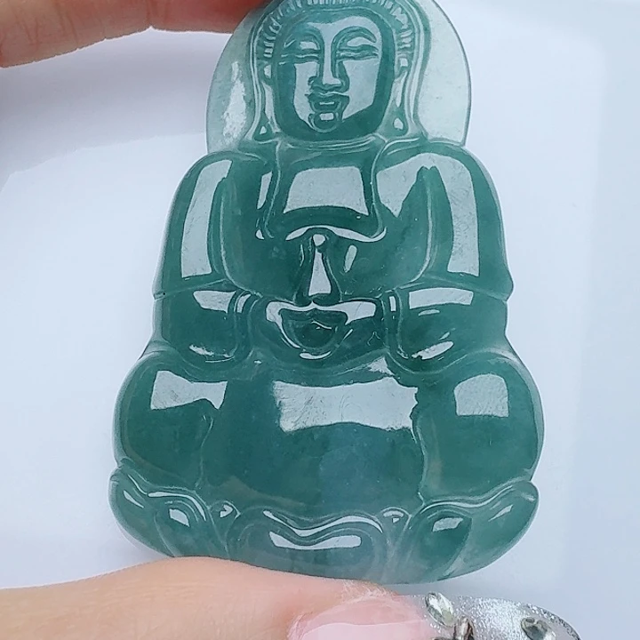 翡翠未镶嵌颈饰天然的A货翡翠多样性发其一