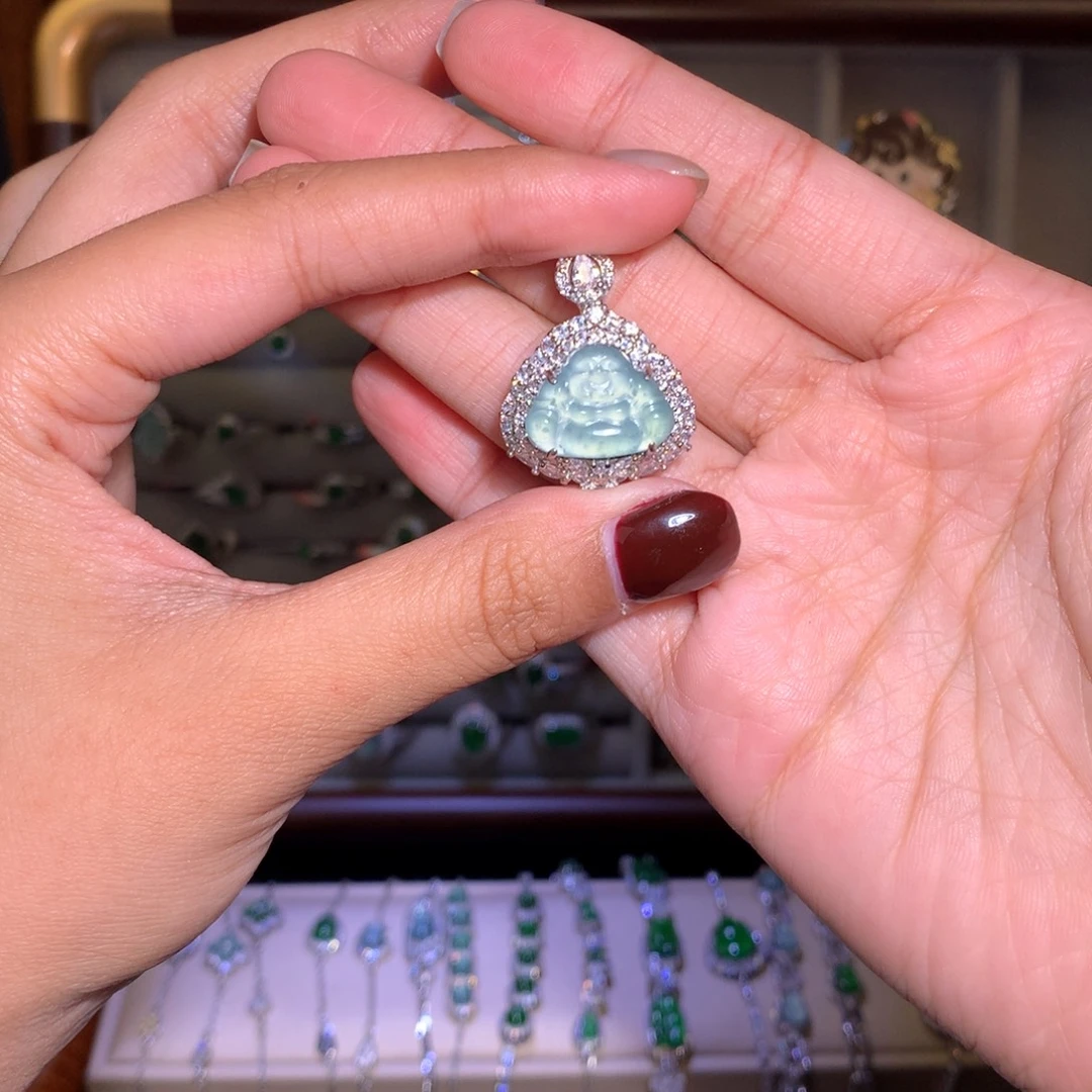 翡翠未镶嵌吊坠(不含链)吊坠