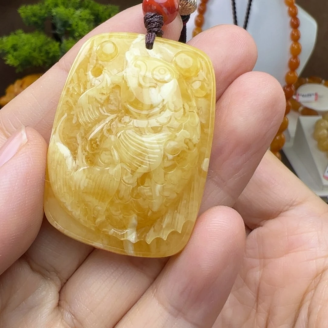 蜜蜡吊坠(赠链)未镶嵌