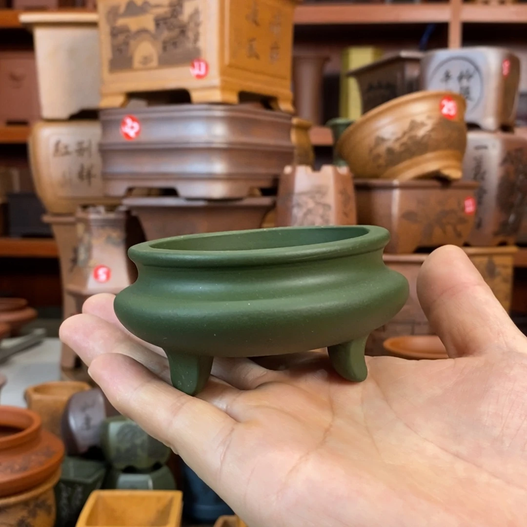 紫砂花盆盆景花盆小