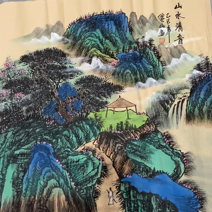 枕书斋画廊的直播间