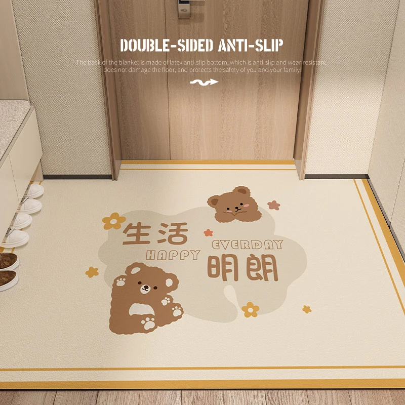 入户门地垫门口 pvc可擦免洗脚垫可裁剪家用门垫进门玄关耐脏地毯