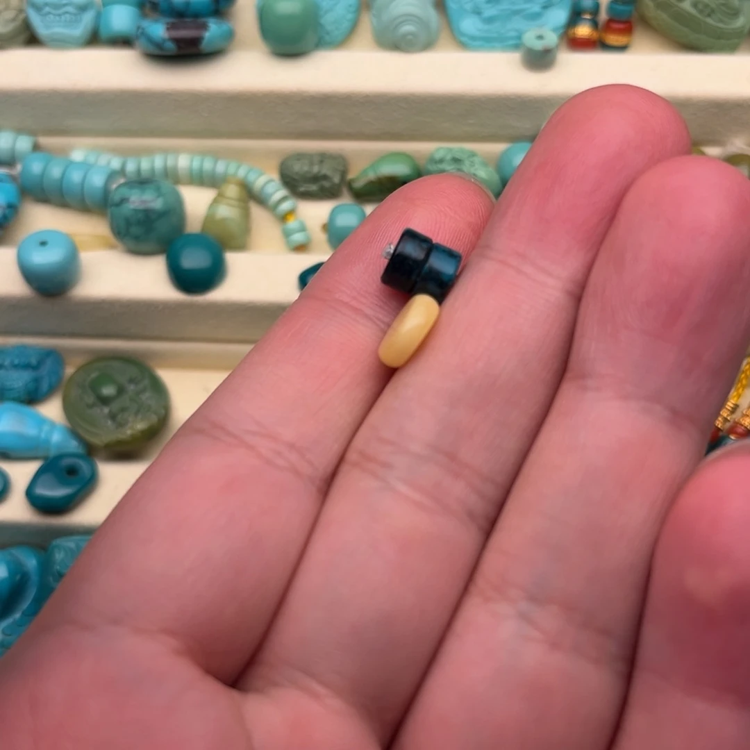 蜜蜡未镶嵌耳饰6.5尺寸